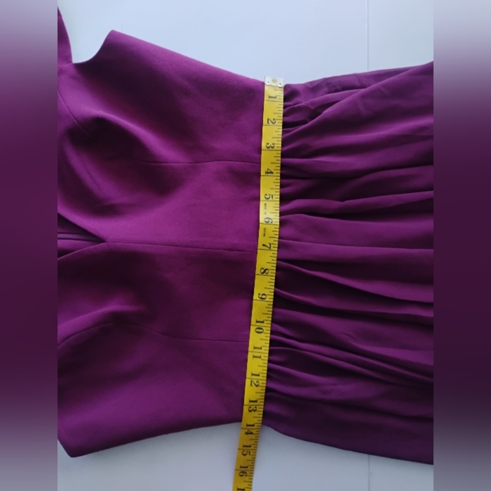 Dress the Population Dark Magenta Corey Dress. Size M - Picture 9 of 16